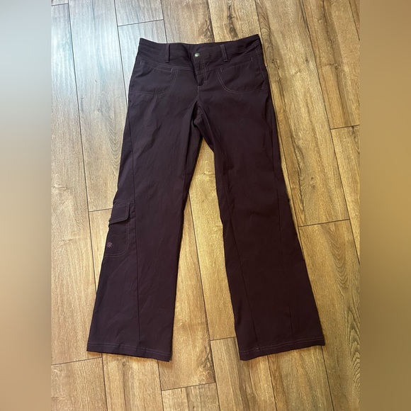 ATHLETA Dipper 2 size 10 hiking pants eggplant in colour. excellent condition - Picture 9 of 9